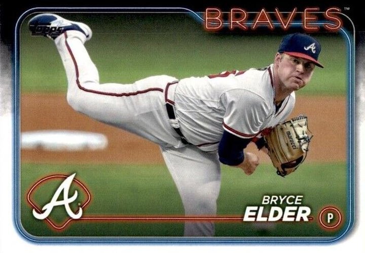 #48 Bryce Elder - Atlanta Braves - 2024 Topps Baseball