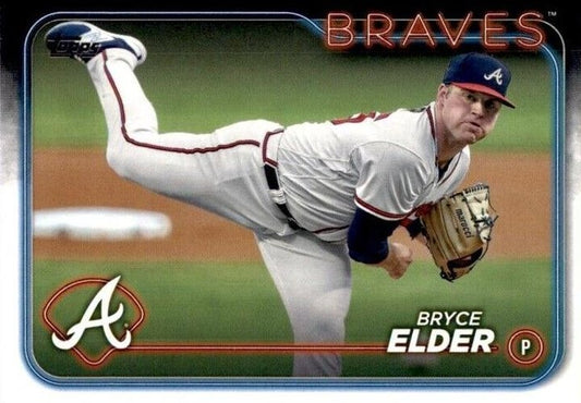 #48 Bryce Elder - Atlanta Braves - 2024 Topps Baseball