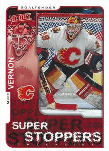 #48 Mike Vernon - Calgary Flames - 2001-02 Upper Deck Victory Hockey