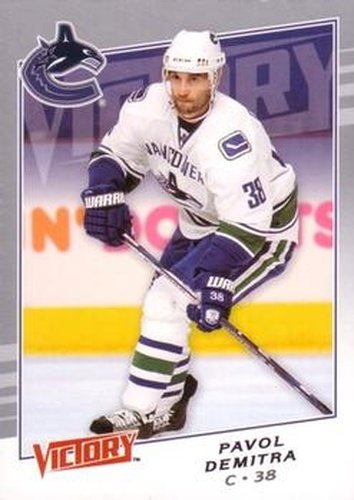 #298 Pavol Demitra - Vancouver Canucks - 2008-09 Upper Deck Victory Hockey