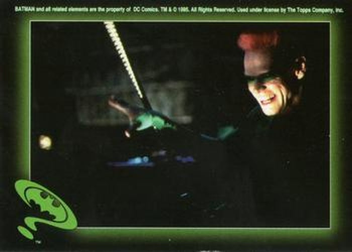 #48 Riddler glee - 1995 Topps Batman Forever Stickers