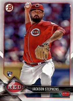 #48 Jackson Stephens - Cincinnati Reds - 2018 Bowman Baseball