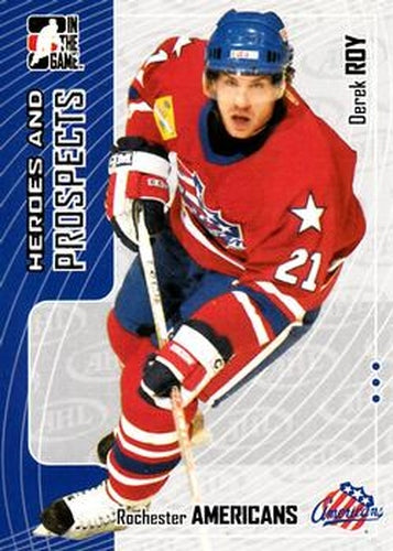 #48 Derek Roy - Rochester Americans - 2005-06 In The Game Heroes and Prospects Hockey