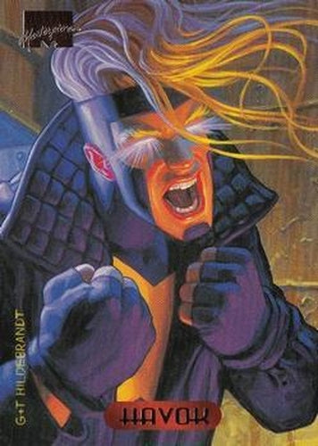 #48 Havok - 1994 Fleer Marvel Masterpieces Hildebrandt Brothers