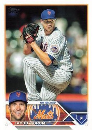 #48 Jacob deGrom - New York Mets - 2023 Topps Baseball