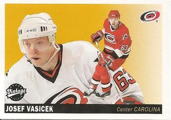 #48 Josef Vasicek - Carolina Hurricanes - 2002-03 Upper Deck Vintage Hockey