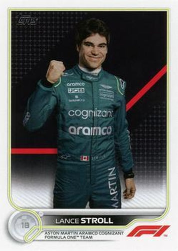 #48 Lance Stroll - Aston Martin Aramco Cognizant Formula One Team - 2022 Topps Formula 1 Racing