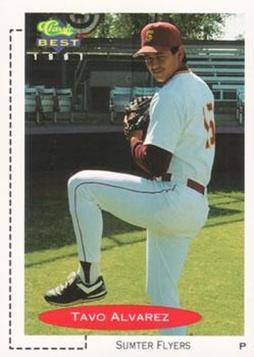 #48 Tavo Alvarez - Sumter Flyers - 1991 Classic Best Baseball