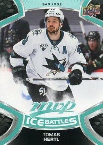 #48 Tomas Hertl - San Jose Sharks - 2021-22 Upper Deck MVP - Ice Battles Hockey