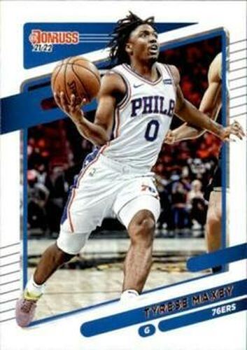 #48 Tyrese Maxey - Philadelphia 76ers - 2021-22 Donruss Basketball