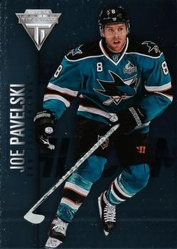 #48 Joe Pavelski - San Jose Sharks - 2013-14 Panini Titanium Hockey