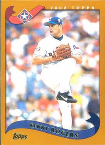 #48 Kenny Rogers - Texas Rangers - 2002 Topps Baseball