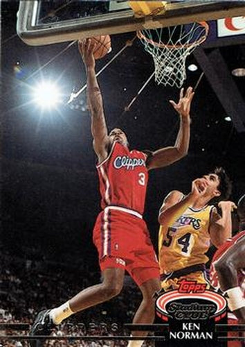 #48 Ken Norman - Los Angelesippers - 1992-93 Stadium Club Basketball
