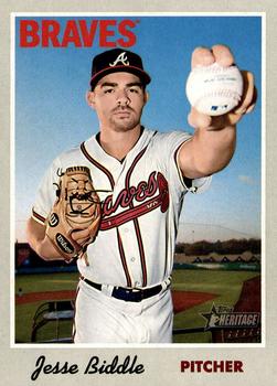 #48 Jesse Biddle - Atlanta Braves - 2019 Topps Heritage Baseball