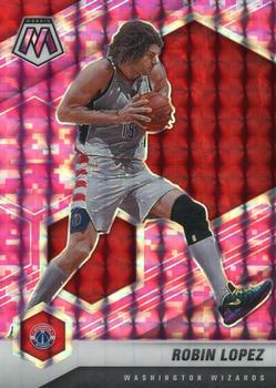 #48 Robin Lopez - Washington Wizards - 2020-21 Panini Mosaic - Mosaic Camo Pink Basketball