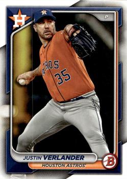 #48 Justin Verlander - Houston Astros - 2024 Bowman Baseball