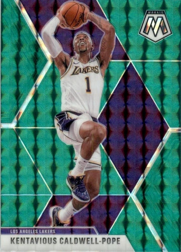 #48 Kentavious Caldwell-Pope - Los Angeles Lakers - 2019-20 Panini Mosaic - Green Prizm Basketball