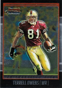 #48 Terrell Owens - San Francisco 49ers - 2001 Bowman Chrome Football