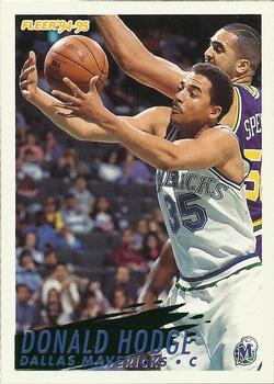 #48 Donald Hodge - Dallas Mavericks - 1994-95 Fleer Basketball