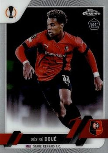 #48 Désiré Doué - Stade Rennais FC - 2022-23 Topps Chrome UEFA Club Competitions Soccer