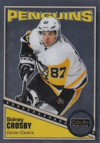 #R-48 Sidney Crosby - Pittsburgh Penguins - 2019-20 O-Pee-Chee Platinum - Retro Hockey
