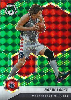 #48 Robin Lopez - Washington Wizards - 2020-21 Panini Mosaic - Mosaic Green Basketball