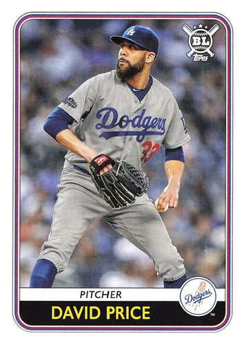 #49 David Price - Los Angeles Dodgers - 2020 Topps Big League Baseball