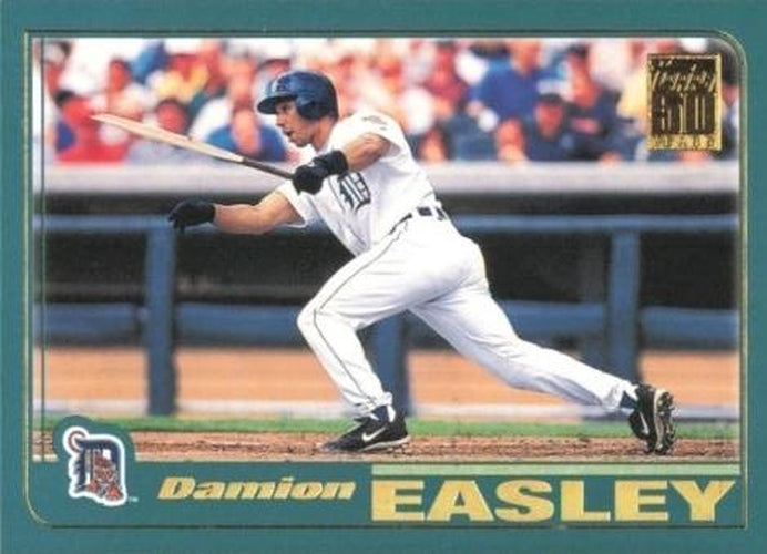 #490 Damion Easley - Detroit Tigers - 2001 Topps Baseball