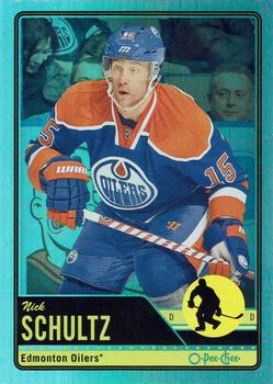 #490 Nick Schultz - Edmonton Oilers - 2012-13 O-Pee-Chee - Rainbow Hockey