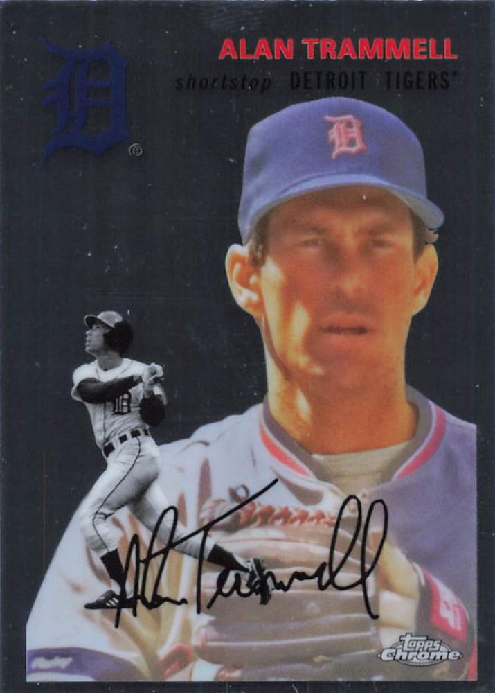 #490 Alan Trammell - Detroit Tigers - 2023 Topps Chrome Platinum Anniversary Baseball