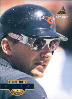 #490 Chris Sabo - Baltimore Orioles - 1994 Pinnacle Baseball