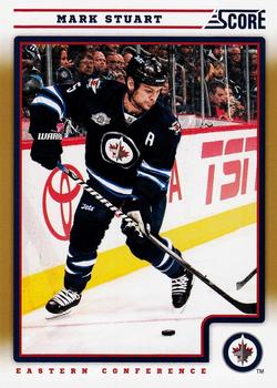 #490 Mark Stuart - Winnipeg Jets - 2012-13 Score - Gold Rush Hockey
