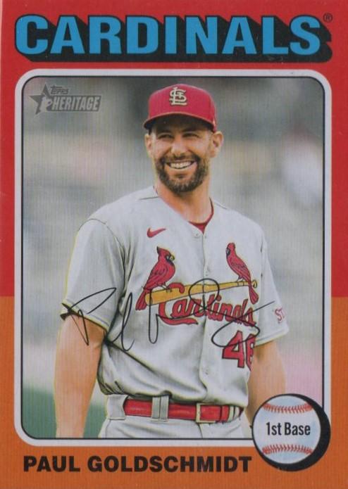 #490b Paul Goldschmidt - St. Louis Cardinals - 2024 Topps Heritage Baseball