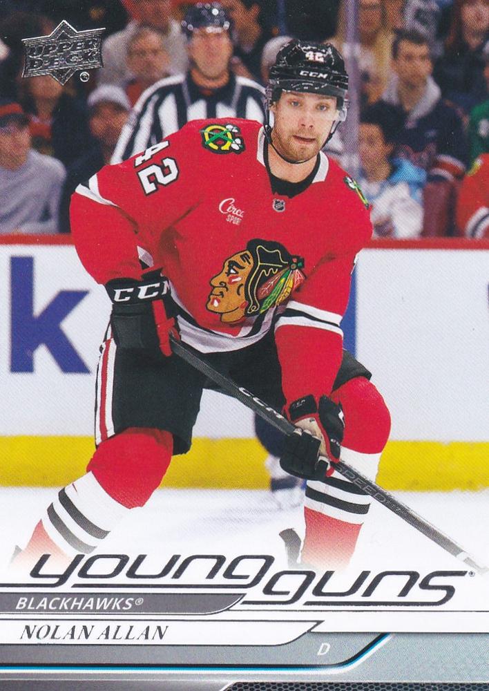 #491 Nolan Allan - Chicago Blackhawks - 2024-25 Upper Deck Hockey