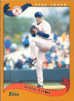 #491 Derek Lowe - Boston Red Sox - 2002 Topps Baseball