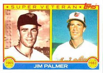 #491 Jim Palmer - Baltimore Orioles - 1983 Topps Baseball