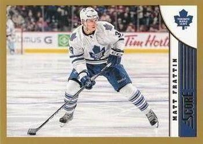 #491 Matt Frattin - Toronto Maple Leafs - 2013-14 Score - Gold Hockey