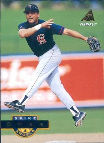 #492 Spike Owen - California Angels - 1994 Pinnacle Baseball