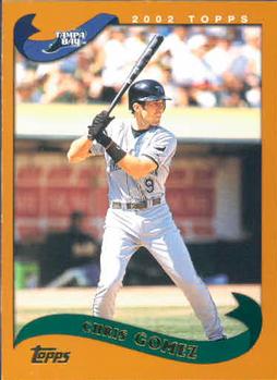 #492 Chris Gomez - Tampa Bay Devil Rays - 2002 Topps Baseball