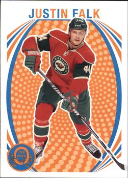 #492 Justin Falk - Minnesota Wild - 2013-14 O-Pee-Chee - Retro Hockey