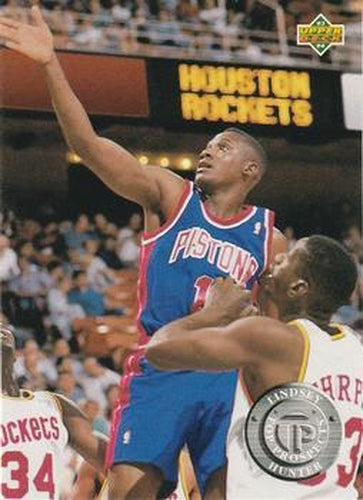 #492 Lindsey Hunter - Detroit Pistons - 1993-94 Upper Deck Basketball