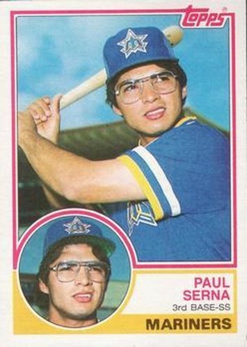 #492 Paul Serna - Seattle Mariners - 1983 Topps Baseball