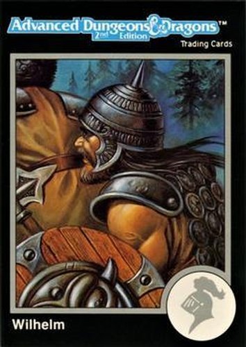 #492 Wilhelm - 1991 TSR Advanced Dungeons & Dragons - Silver