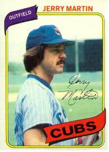 #493 Jerry Martin - Chicago Cubs - 1980 Topps Baseball
