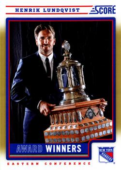 #493 Henrik Lundqvist - New York Rangers - 2012-13 Score - Gold Rush Hockey