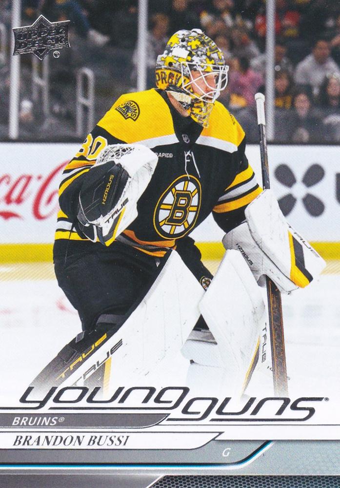 #493 Brandon Bussi - Boston Bruins - 2024-25 Upper Deck Hockey