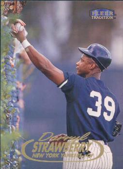 #494 Darryl Strawberry - New York Yankees - 1998 Fleer Tradition Baseball