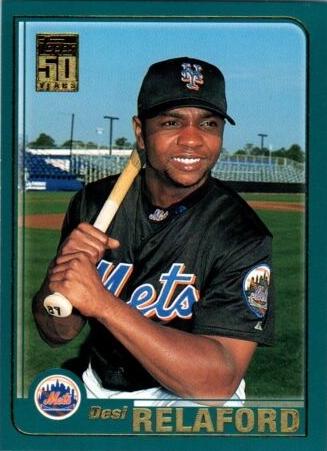 #494 Desi Relaford - New York Mets - 2001 Topps Baseball