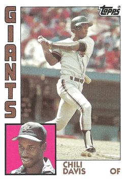 #494 Chili Davis - San Francisco Giants - 1984 Topps Baseball