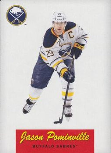 #494 Jason Pominville - Buffalo Sabres - 2012-13 O-Pee-Chee - Retro Hockey